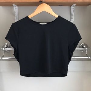 Black silence&noise crop top - L
